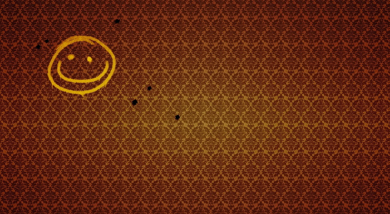 coming, sherlock, wall, orange color, circle, no people, geometric shape, full frame, brown, design, fruit, Movies, wall - building feature