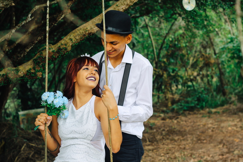 emotion, riding, heterosexual couple, 4K, face, tree, two people, young men, togetherness, bonding, branch, outdoors, women, flowering plant, wedding