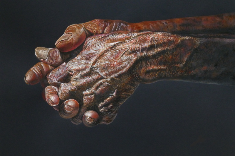 closeup, 2K, background, old, painting, black, hands, art, pictorial