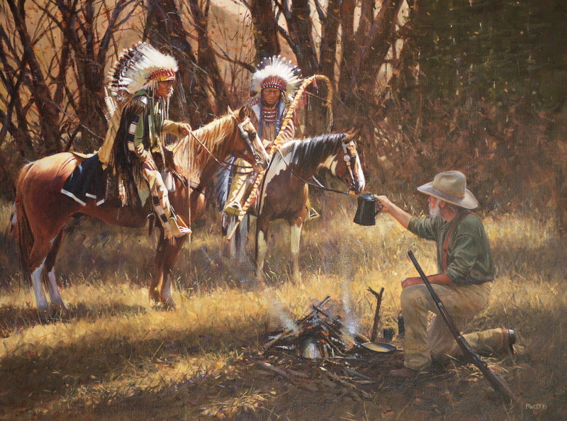pictorial, 2K, john, horses, art, fawcett