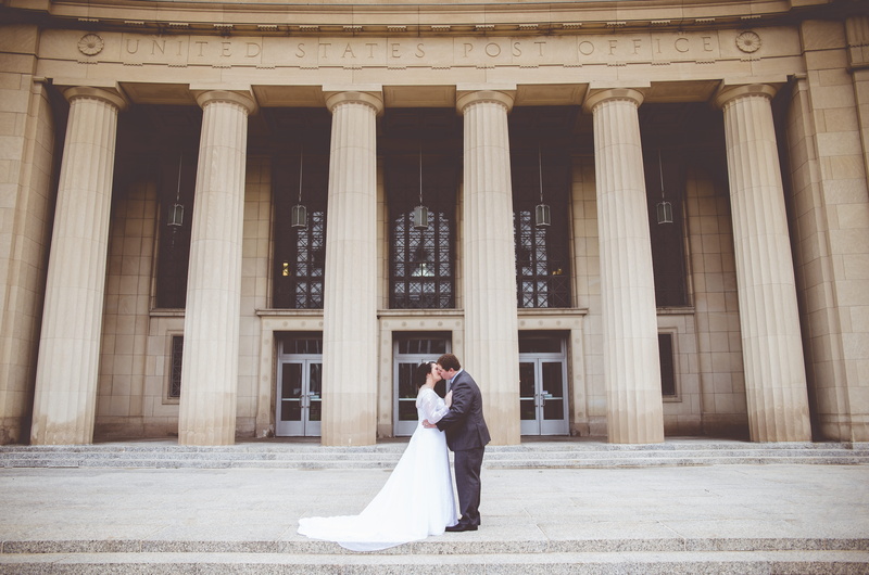 facade, bridegroom, daylight, full length, real people, wedding dress, life events, newlywed, married, architecture, kiss, young adult, outdoors, pre-nup photo