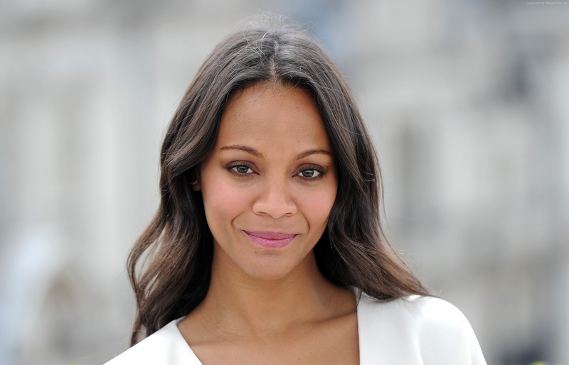 brunette, dress, Zoe Yadira Saldana Nazario, Zoe Saldana, 2K, white, sofa, Actress