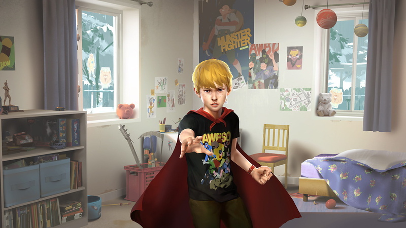 women, lifestyles, video games, furniture, THE AWESOME ADVENTURES OF CAPTAIN SPIRIT, one person, front view, young adult, 1080P, short hair, domestic room