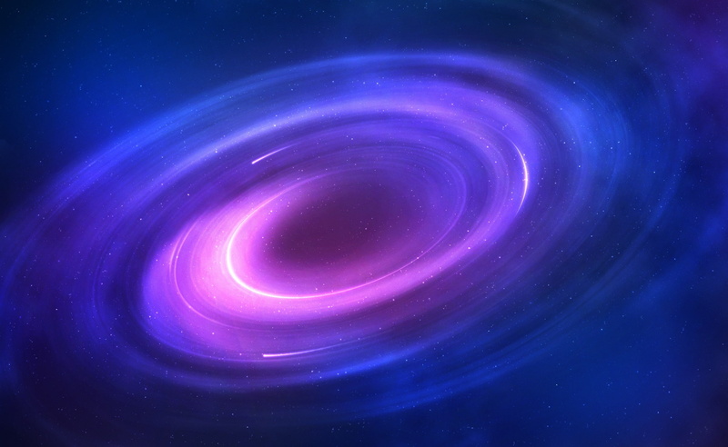 Background, illuminated, purple, Vortex, concentric, sky, galaxy, backgrounds, night, astronomy, cosmic, 2K, spiral, nature, star - space, futuristic