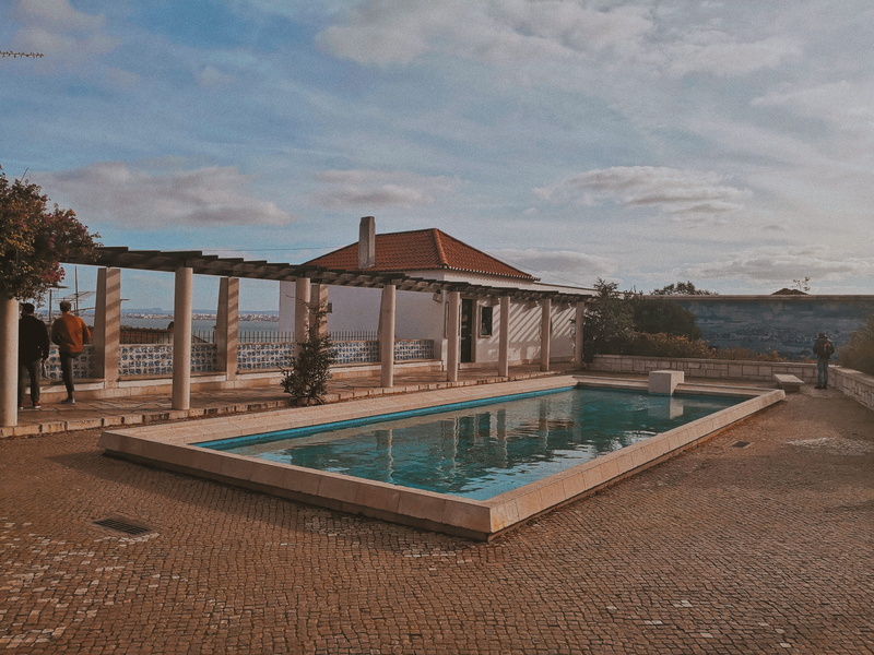 patio, travel, incidental people, nature, cloud - sky, villa, sky, travel destinations, tree, water, portugal, day, built structure, lisboa, outdoors, alphama