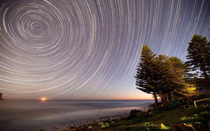 sky, ocean, 1080P, stars, vortex, photography, lapse, 1920x1200, light, timelapse, time