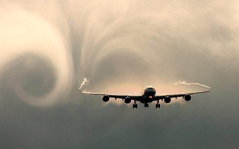 airplane, 2K, flight, created, vortex