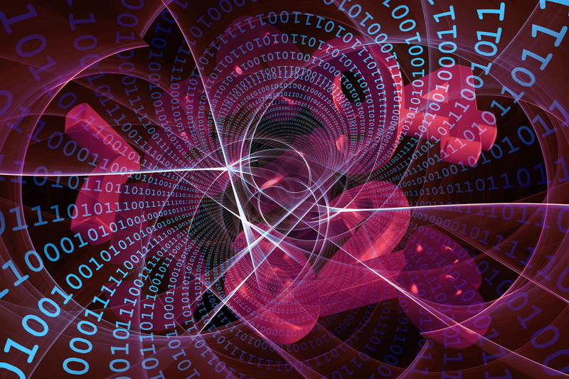 figures, line, 5K, binary code
