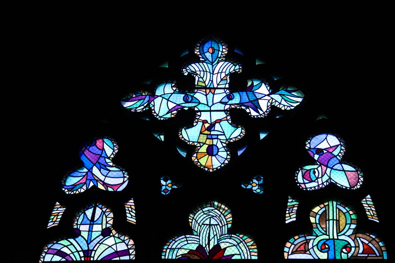 night, dark, metz, architeture, design, ornate, human representation, stained, creativity, blue, built structure, indoors, church, illuminated, stained glass
