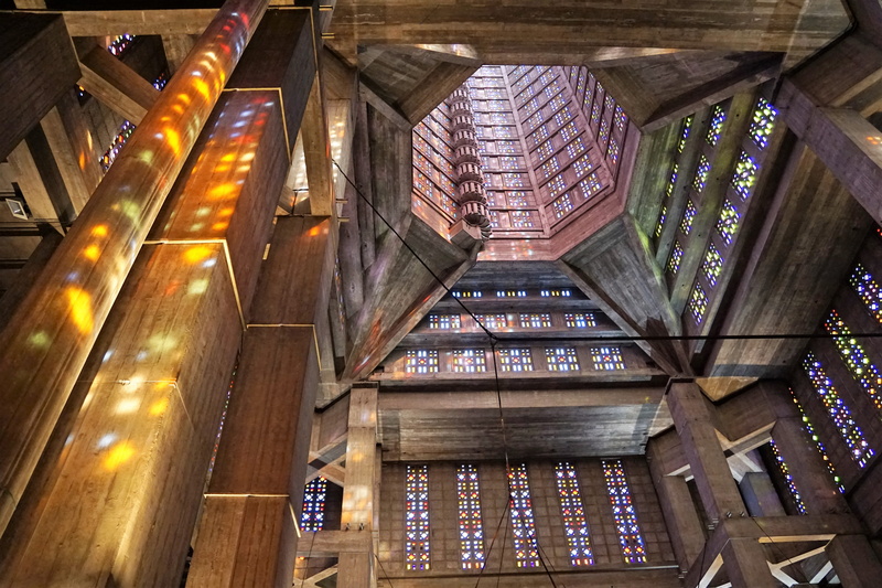 play, low angle view, angle, 5K, st joseph, low, pattern, night, railing, illuminated, church, ceiling, connection, architecture, indoors, photography