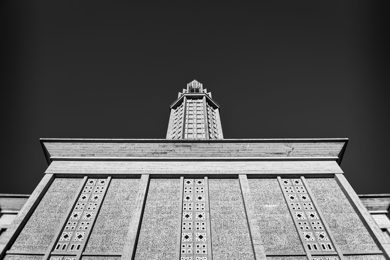 travel, built structure, france, tower, architecture, night, clear sky, building, low angle view, communication, 5K, sky, travel destinations, copy space