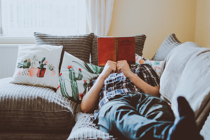 sofa, person, one person, cozy, cushion, home interior, book, 5K, bed, leisure activity, real people, resting, rest, childhood, reading, comfort, reclining