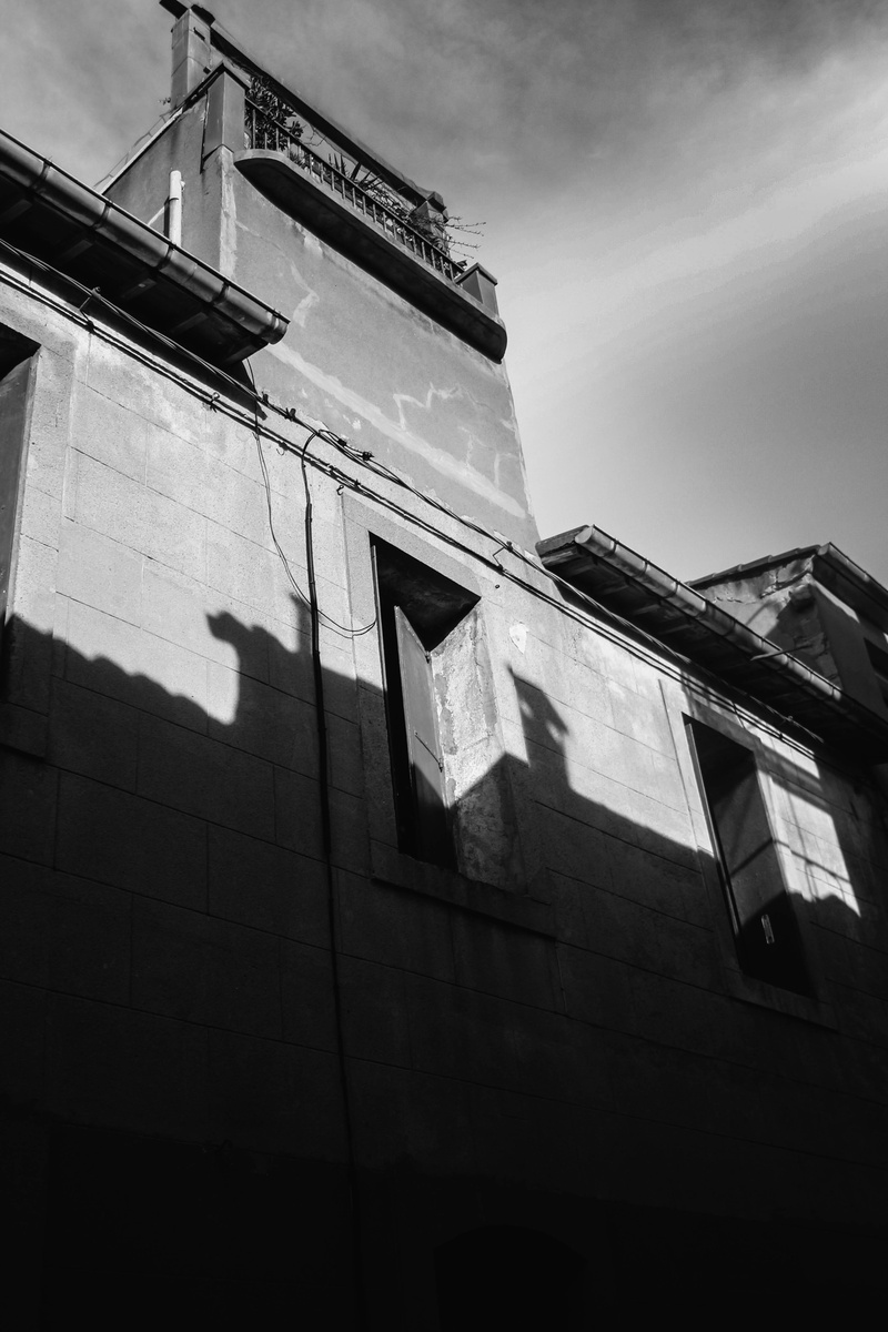 industry, building, canon 6d mark ii, window, france, architecture, house, 4K, wall - building feature, sud, montpellier, blackandwhite, nandb, day, canon