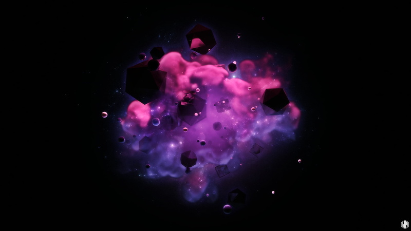 Dark, CGI, Purple, 3D, Abstract, 1080P