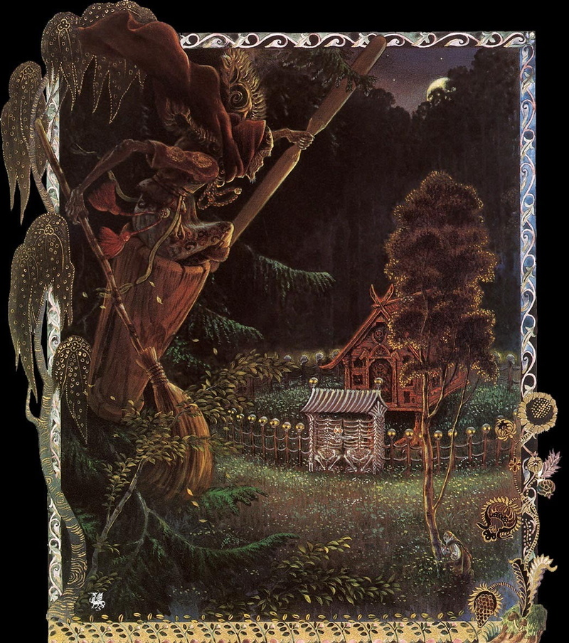 auto post production filter, built structure, craft, abandoned, russian epics, transfer print, history, painting, creativity, witch, outdoors, nature, pattern