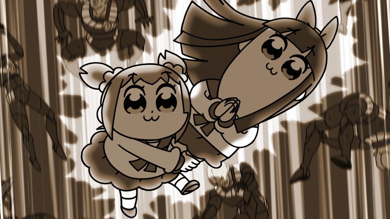 Pop Team Epic, Popuko (Pop Team Epic), Anime, Pipimi (Pop Team Epic), 1080P