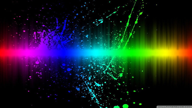 1080P, rainbow, splatter 1920x1080, color