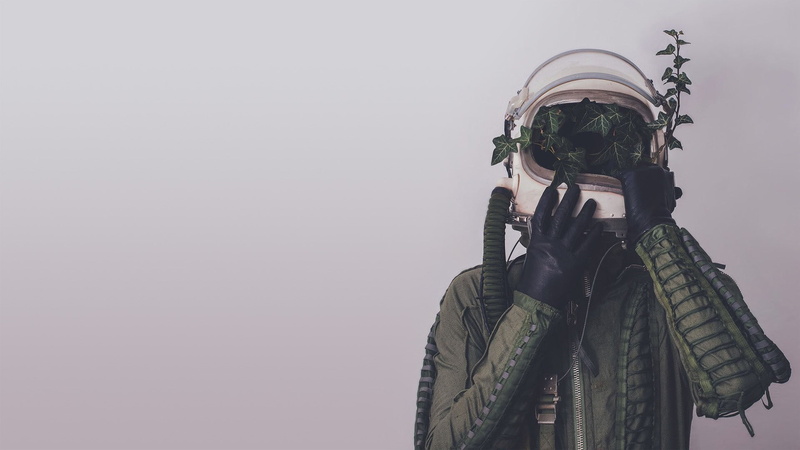 spacesuit, astronaut, 1080P, digital art, universe