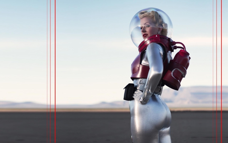 blonde, women, cosplay, spacesuit, 1080P