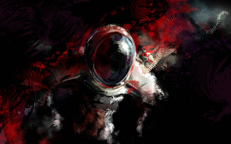 Design, painting, Abstract, 2K, Astronaut