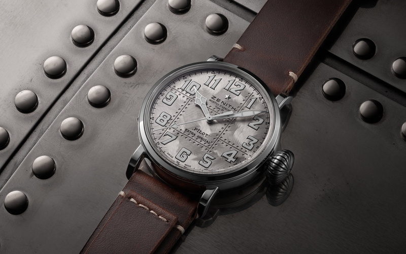 2019, Zenit, Pilot, 4K, analog watch, Zenith Pilot Type 20 Extra Special Silver, Swiss wrist watches luxury, Swiss Luxury Watches, silver, Zenith