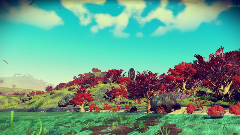 autumn, video games, nature, scenics - nature, change, beauty in nature, No Mans Sky, growth, plant, grass, planet, landscape, tranquility, leaf, day, no people