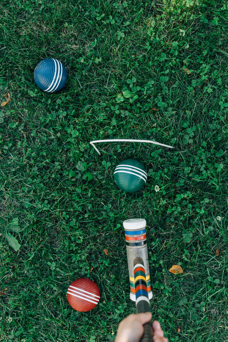 nature, outdoors, person, bat, historic, container, elegant, elevated, classy, manor, wooden, human hand, green, one person, 5K, classic, balls, edcuated