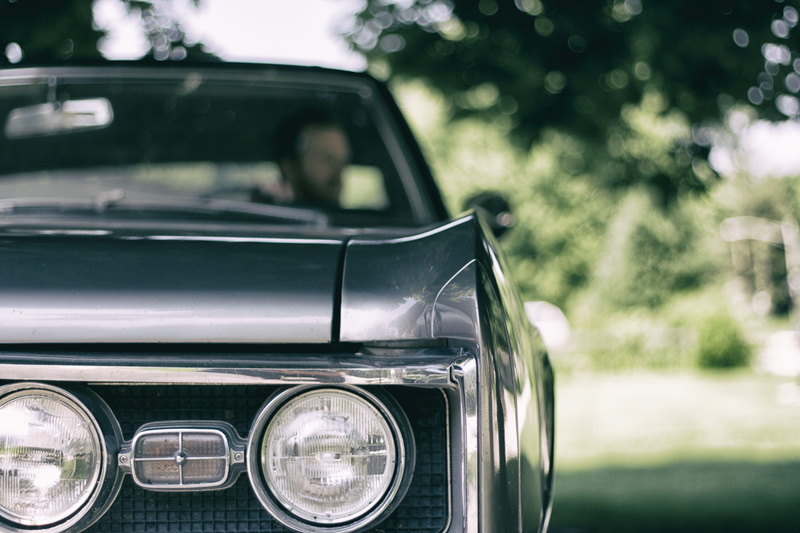 focus on foreground, no people, grate, gray, electric lamp, photo, mirror, metal, muscle, motor vehicle, stationary, nostalgia, outdoors, chrome, grille