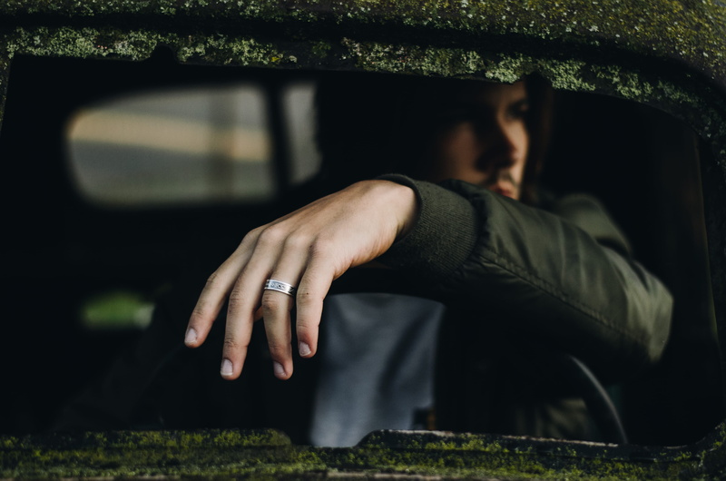 solo, young adult, rain, nature, man, vehicle, facial expression, 4K, women, hand, grass, one person, person, outdoors, shadow, moody, blur, plant, driver