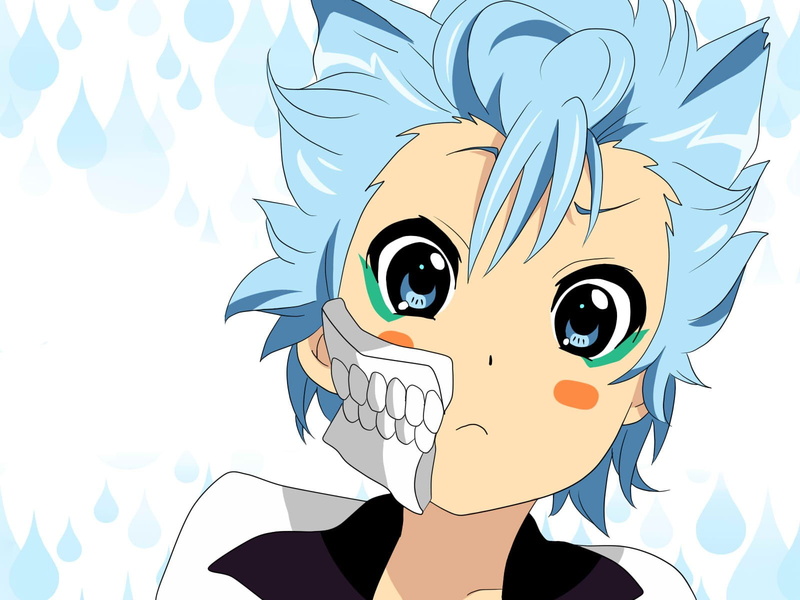 representation, close-up, blue hair, creativity, front view, art and craft, grimmjow, finger, human hand, lifestyles, human face, anime boys, Bleach, real people