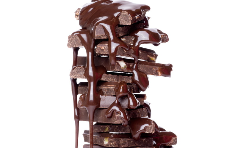 chocolate, food, 1080P, melting