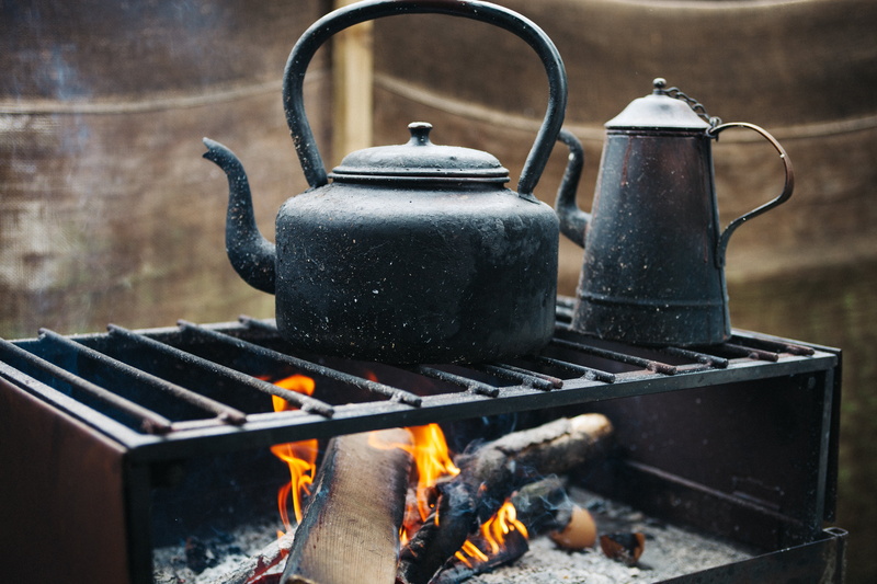 cooking, stove, household equipment, burning, old, vintage, camping stove, drink, no people, smoke, barbecue, hot, preparation, nature, fire - natural phenomenon