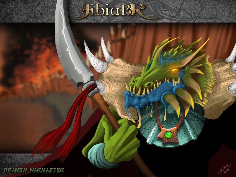 warmaster, rpg, draken, monster, creature, pc, tibia, gaming, warrior, 720P, drawing, br, fibia, pc gaming