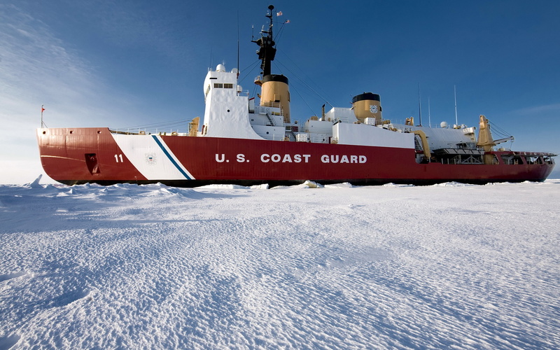 guard, Antarctic, coast, Vessels, u, Research, red, boat, white, 2K, s