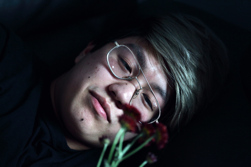 lgbtq, person, human rights, gender, eyes closed, 5K, emotion, flowers, red, glasses, close-up, lips, young women, hair, gay, flower, light, women, human face