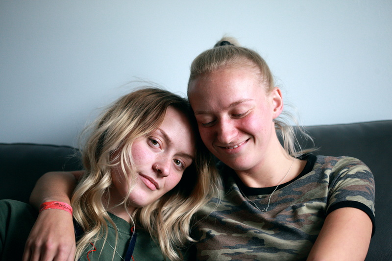 females, family, smiling, best friends, portrait, happiness, 5K, beauty, bonding, girls, blonde, indoors, girlfriends, blond hair, lesbian, couple, childhood