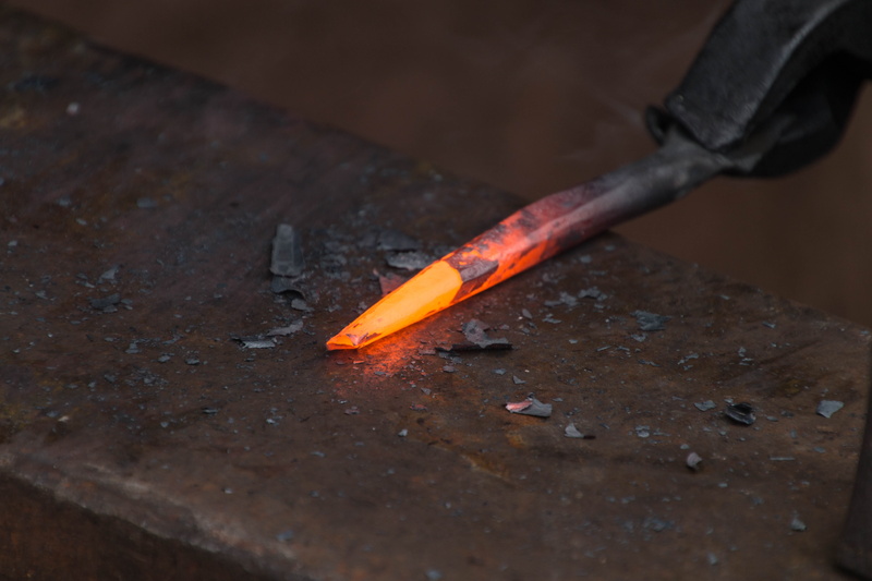 heat - temperature, working, smith, fire - natural phenomenon, metallurgy, indoors, fire, workshop, glowing, human body part, wood, orange color, old craft