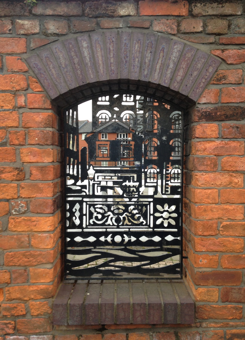 built structure, arch, canal, 2K, manchester, building, door, brick, pattern, day, ducie, old, arch window, wall, no people, ironwork, outdoors, wall - building feature