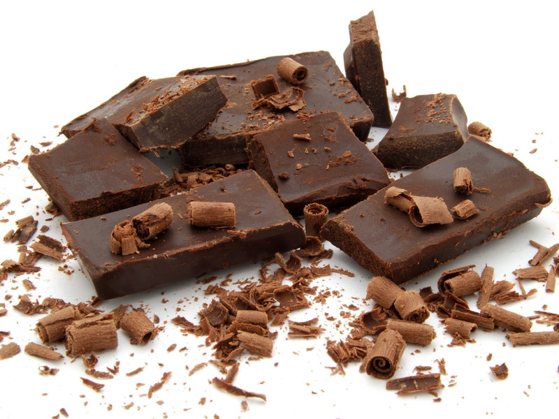candy, dark Chocolate, baked, still life, eating, bars, chips, indoors, chocolate, slice, temptation, refreshment, dark, 720P, white, brown, chocolate Candy