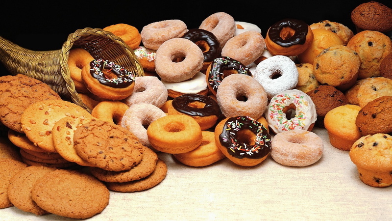 indulgence, cookies, close-up, still life, 1080P, ready-to-eat, snack, cookie, chocolate chip cookie, freshness, large group of objects, unhealthy eating
