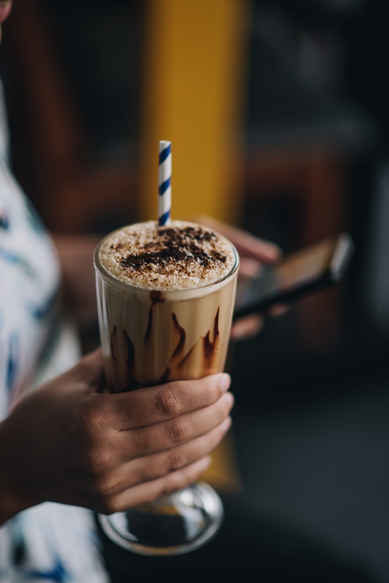 food and drink, cream, creme, latte, hot drink, refreshment, human body part, focus on foreground, beverage, worship, juice, food, dessert, shake, 5K