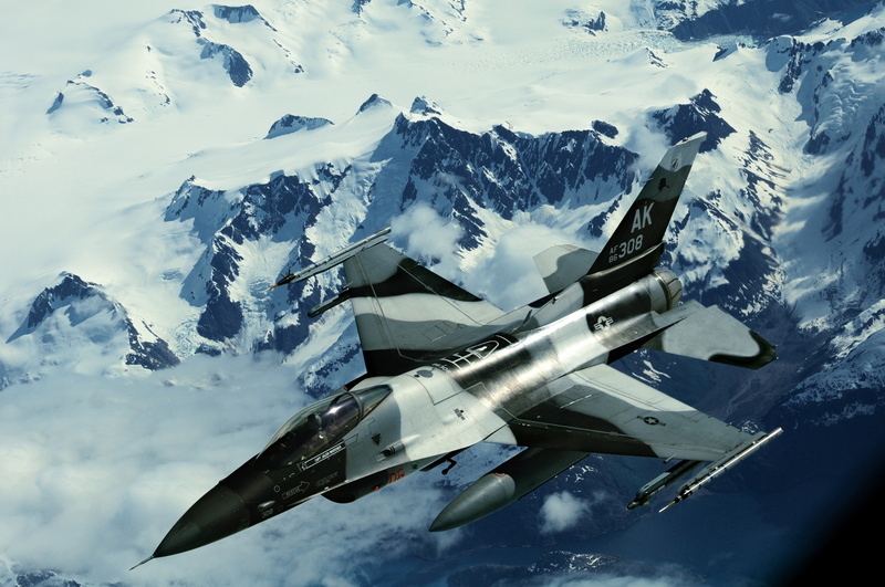 air, force, jets, jet, edge, alaska, f 16, fighting, northern, falcon, 4K, military