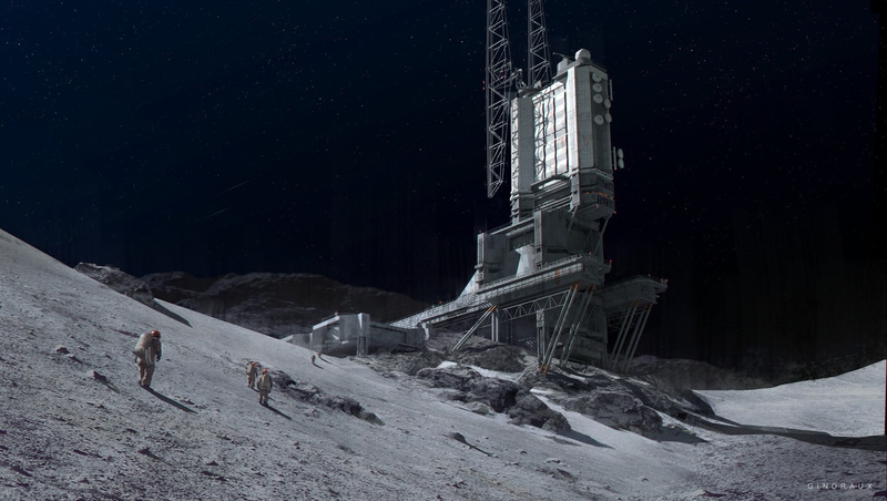 space station, science fiction, 1080P, space suit
