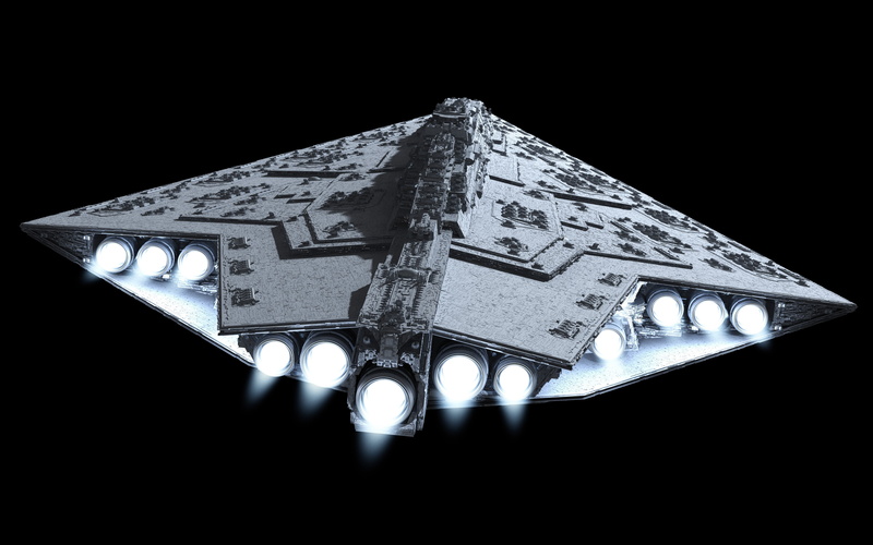 illuminated, spaceship, crystal, close-up, Star Destroyer, still life, pattern, illustration, no people, digital art, architecture, design, built structure