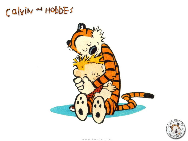480P, Calvin and Hobbes, Comics, Hobbes (Calvin and Hobbes), Calvin (Calvin and Hobbes)