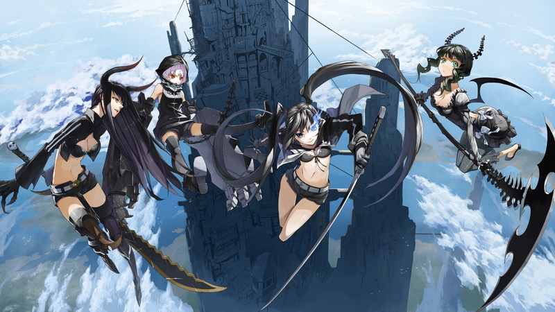 Black Rock Shooter, Strength (Black Rock Shooter), 1080P, Black Gold Saw, Dead Master
