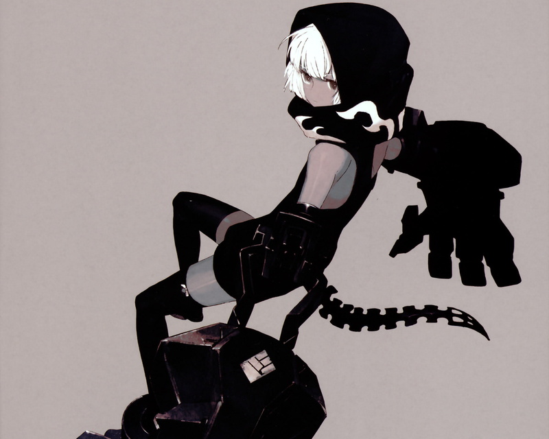 Black Rock Shooter, Strength (Black Rock Shooter), Anime, 1080P