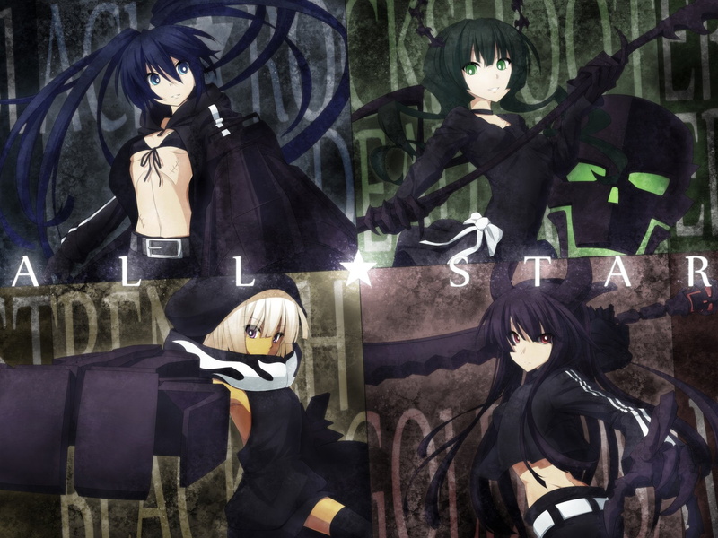 Strength (Black Rock Shooter), Black Rock Shooter, Dead Master (Black Rock Shooter), Black Gold Saw, Anime, 1080P