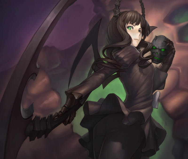720P, anime girls, Dead Master, Black Rock Shooter