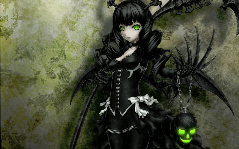 bizarre, female likeness, art and craft, architecture, sculpture, skull, day, anime, front view, portrait, human representation, Dead Master, representation